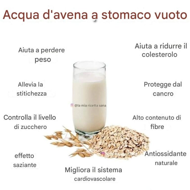 Con l’acqua d’avena puoi perdere molto peso velocemente