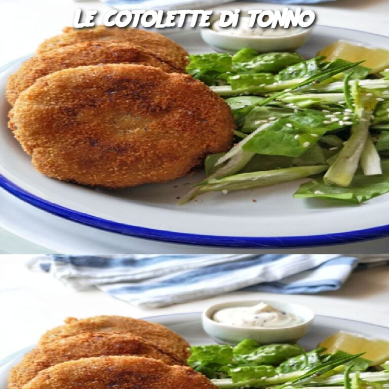 Le cotolette di tonno