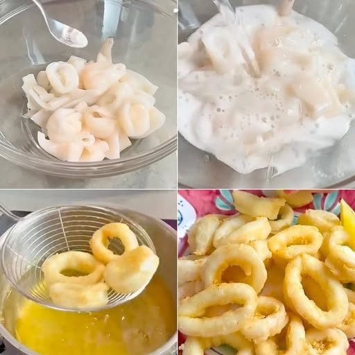 Calamari fritti: il metodo per averli croccanti fuori e morbidi dentro