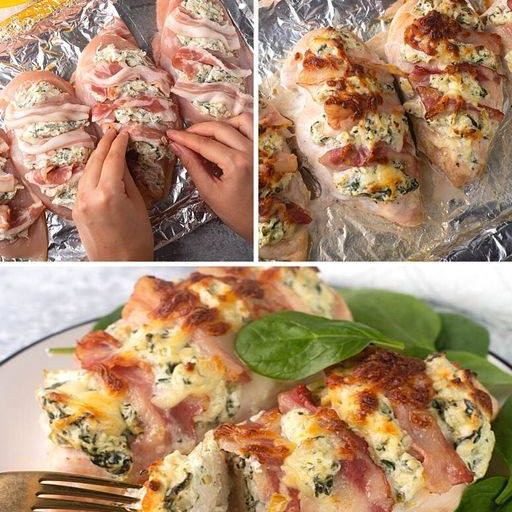 Pollo con spinaci e pancetta: una ricetta per una cena a base di pollo veloce e soddisfacente