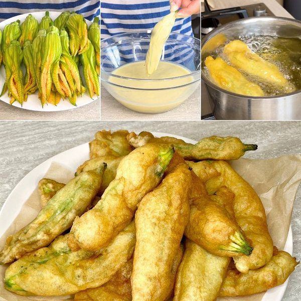 FIORI DI ZUCCA FRITTI LA RICETTA PERFETTA