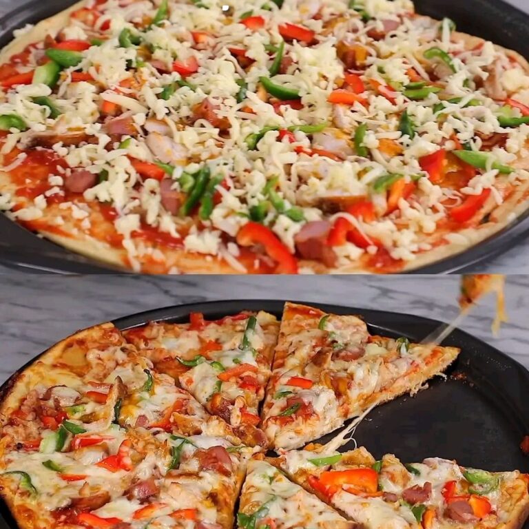 Ricetta per pizza fatta in casa (2 modi semplici) – Metodo a gas/Forno