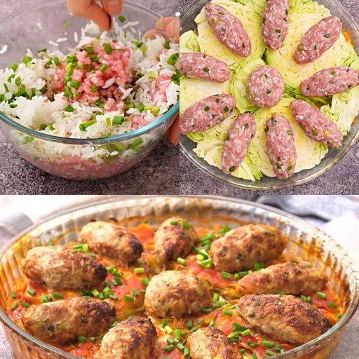 Cavolo al forno con polpette: un piatto unico per una ricetta golosa e leggera