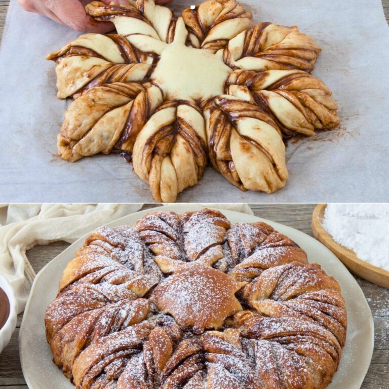 Fiore di Pain Brioche: La Ricetta del Dolce Farcito con Crema alle Nocciole