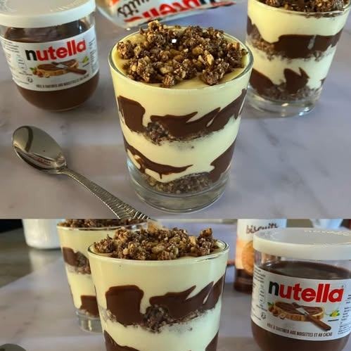 Tiramisù con Nutella e mascarpone pronto in 5 minuti