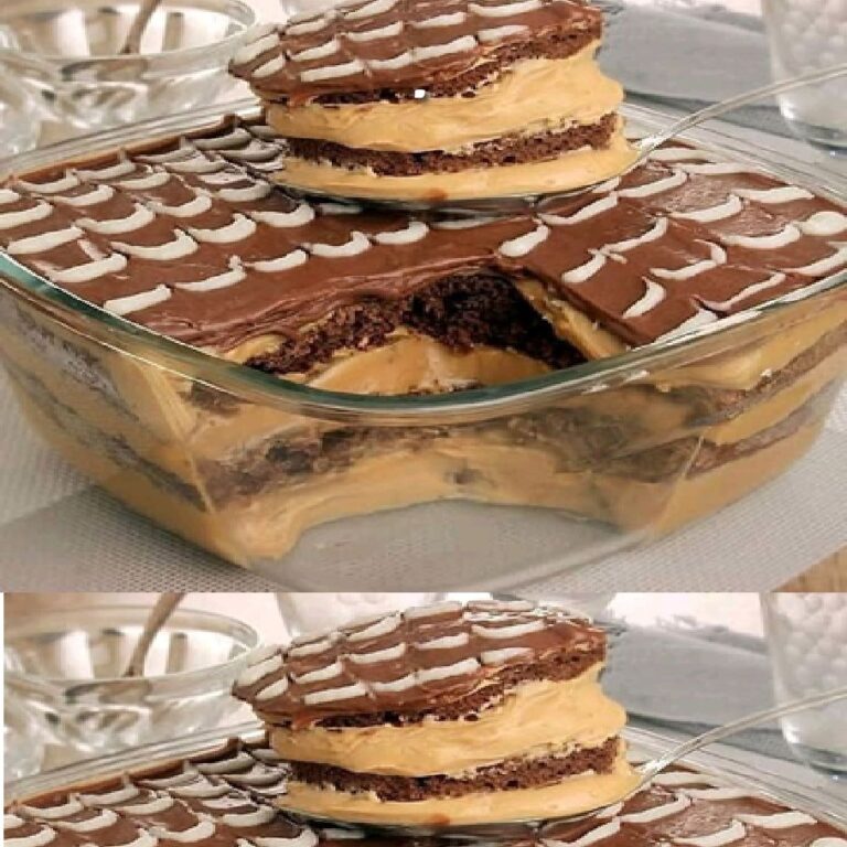 Dessert a Strati di Caramello e Cioccolato