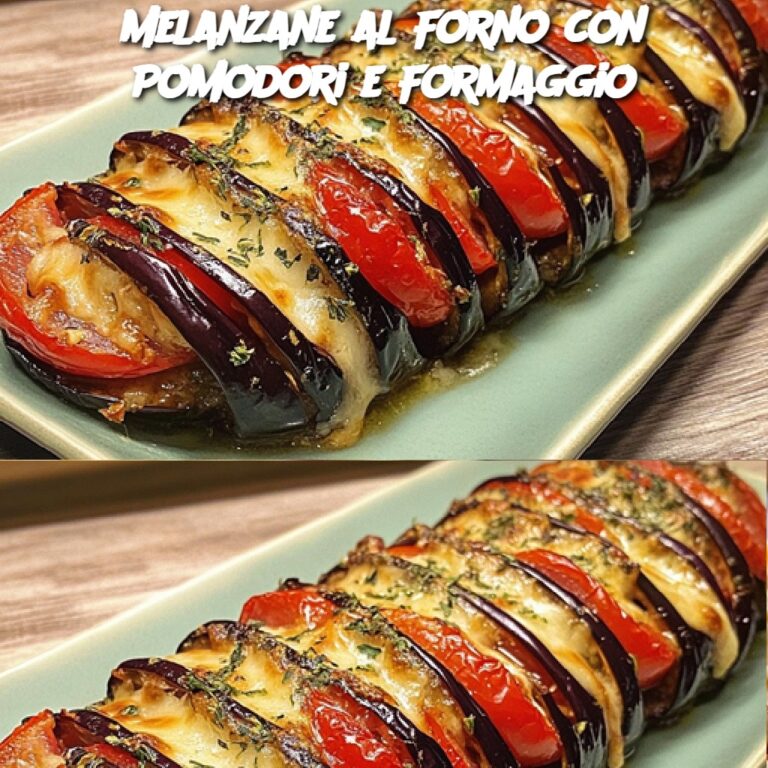 Melanzane al Forno con Pomodori e Formaggio