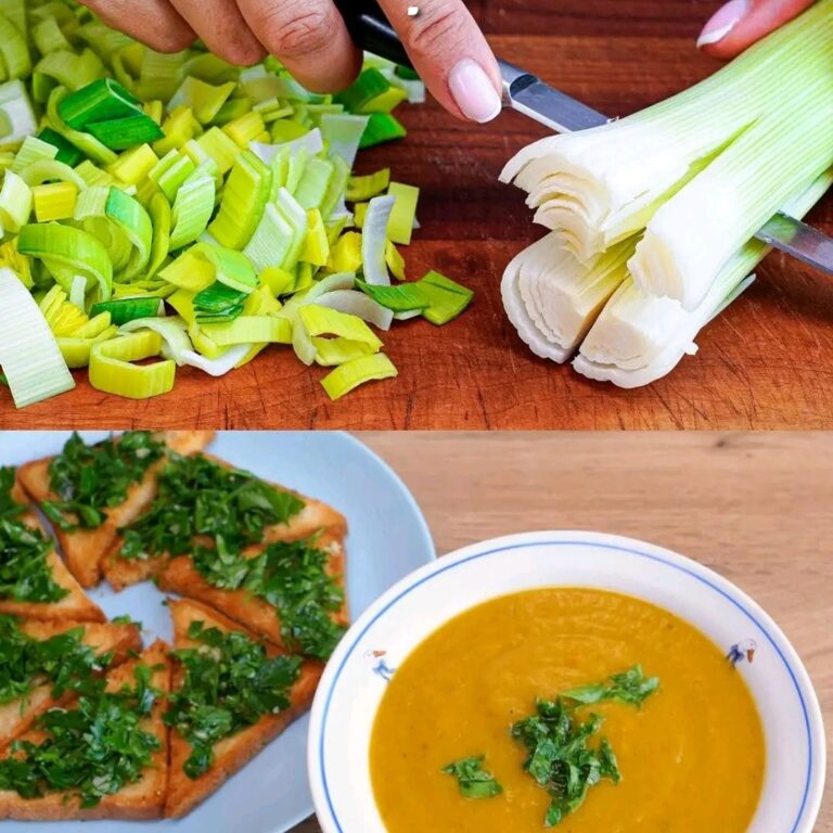 Zuppa di porri salutare! Una zuppa di verdure incredibilmente gustosa e salutare.