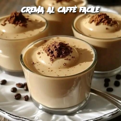 Crema al caffè facile