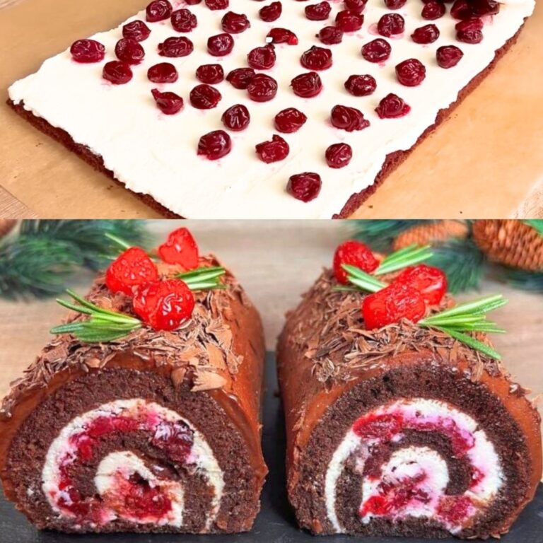 Tronchetto di ciliegie: la ricetta di un dolce bellissimo perfetto per ogni occasione