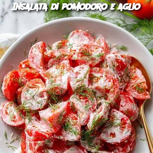 Insalata di pomodoro e aglio