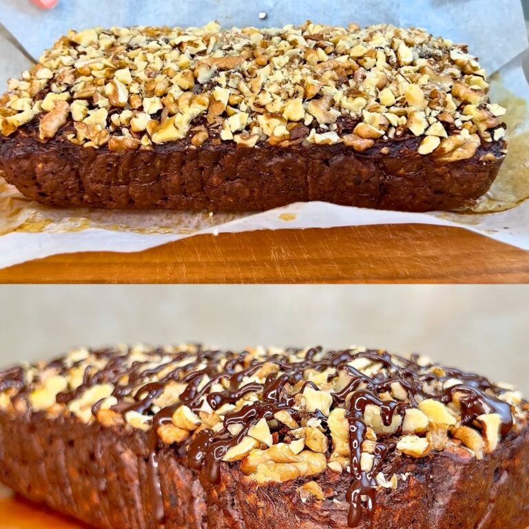 Pane senza zucchero con avena, banana e cacao