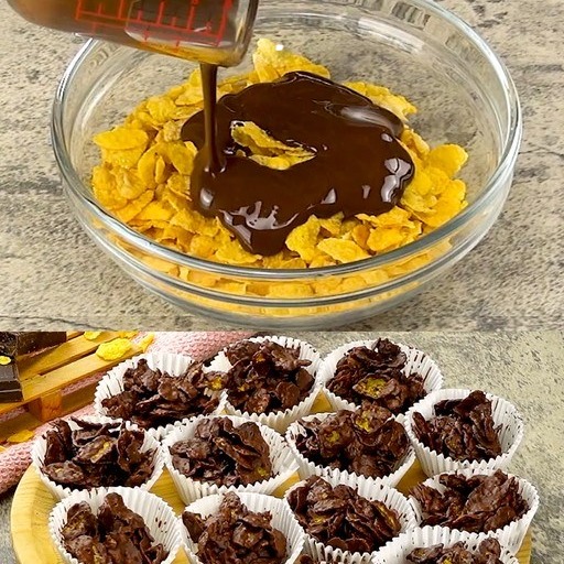 Torte di cornflakes al cioccolato: i bocconcini semplici che piaceranno a tutta la famiglia