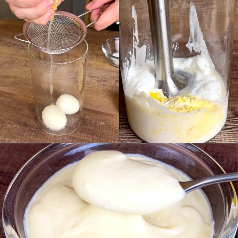 Maionese con uova sode (non è necessario l’uovo crudo!)