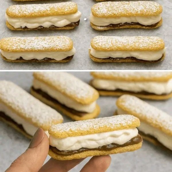 Dolcetti freddi con pavesini