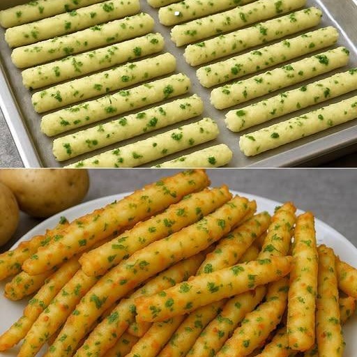 Bastoncini di Patate Croccanti e Leggeri: La Ricetta Salva-Giornata Senza Frittura