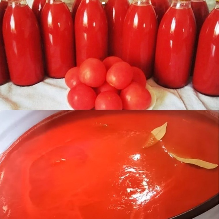 Succo di pomodoro fatto in casa dalla nonna: una ricetta tradizionale senza spremiagrumi