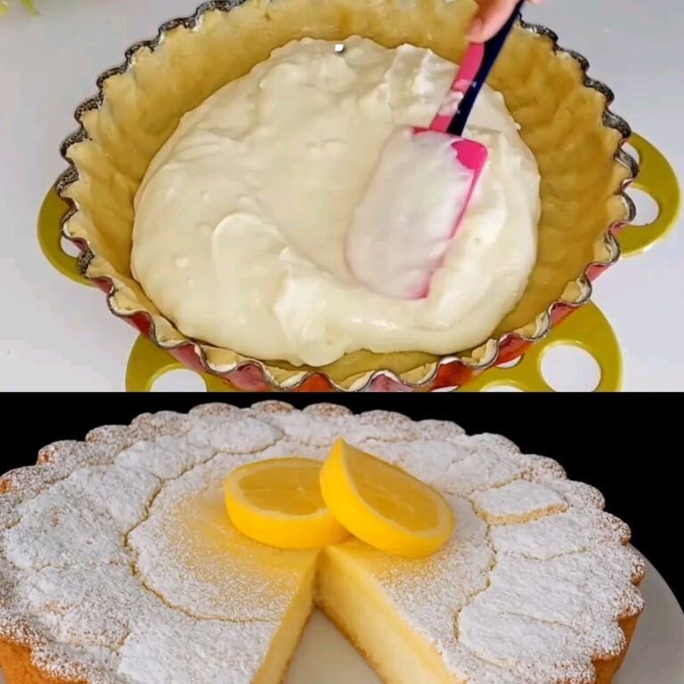 Crostata alla crema con mascarpone e limone