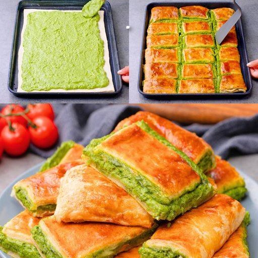 Torta salata di pasta sfoglia con spinaci e formaggio: la torta salata cremosa e deliziosa