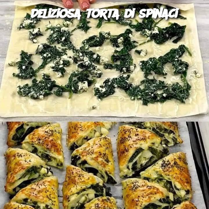 Deliziosa torta di spinaci