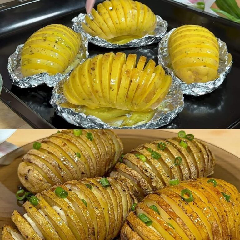 Patate al forno con aglio e burro! Una ricetta facile e deliziosa per la cena