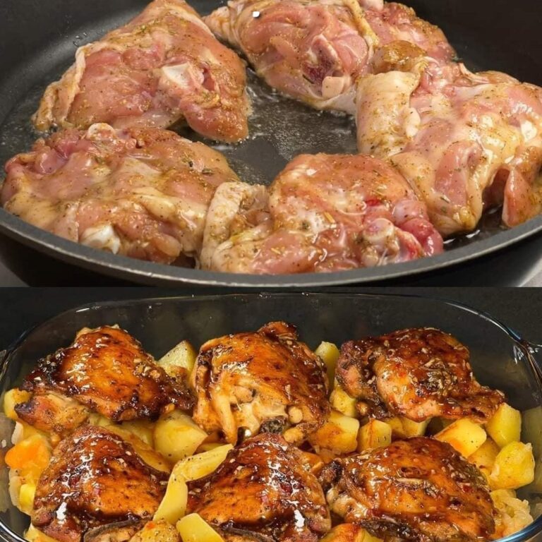 Non cucinare pollo e patate finché non vedi questa ricetta! Una cena deliziosa!