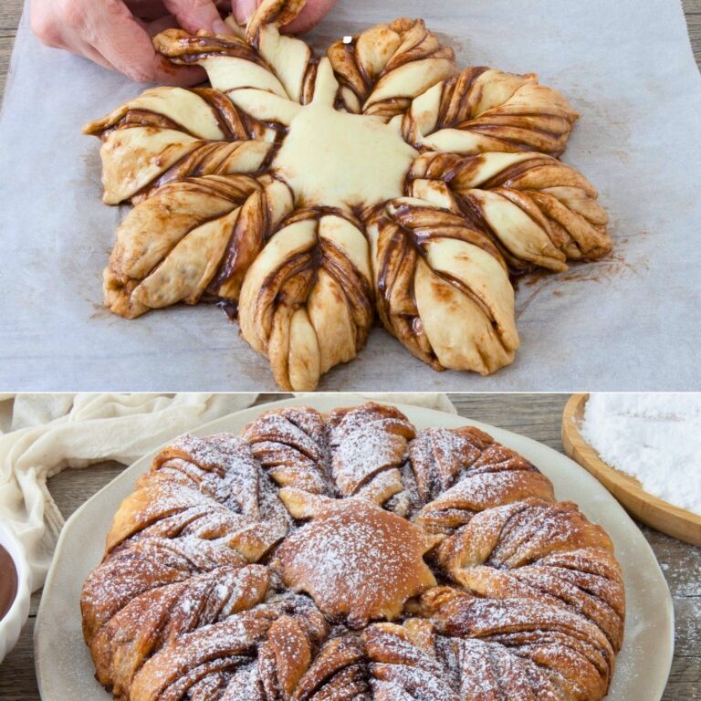 Fiore di Pain Brioche: La Ricetta del Dolce Farcito con Crema alle Nocciole