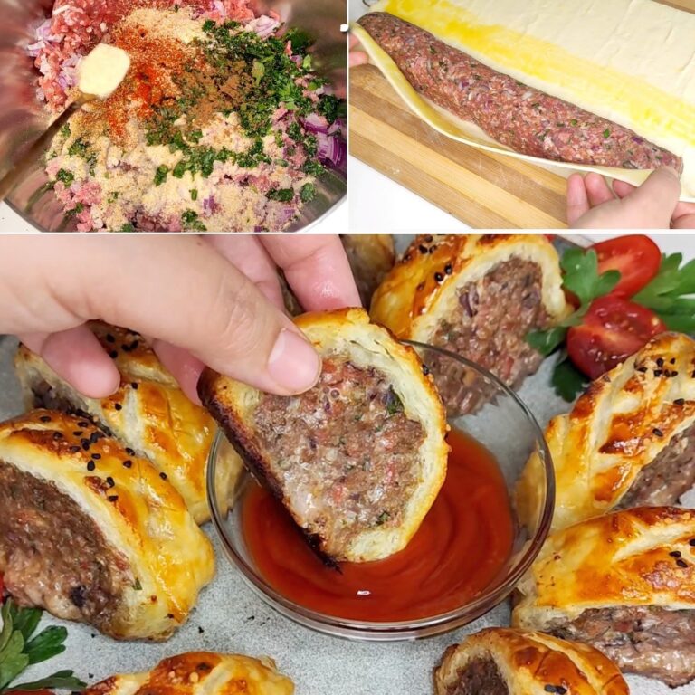 Rotolini di pasta sfoglia con carne macinata: dovete assolutamente provare questa ricetta