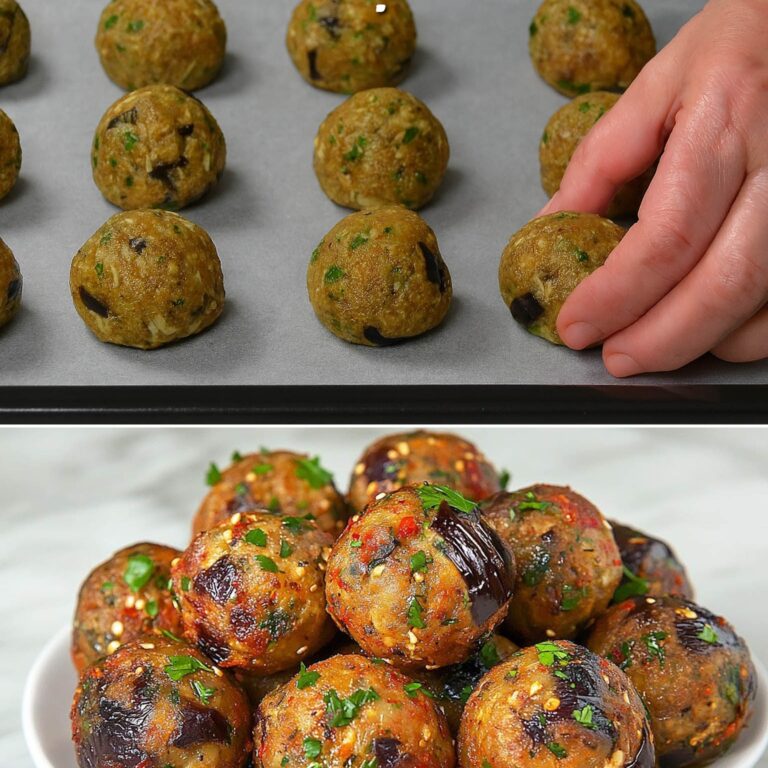 Le polpette di carne ma chi le fa più, con tutte le melanzane dell’orto le faccio così: zero fritto e zero puzza in cucina
