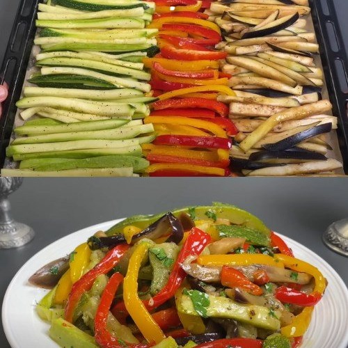 Le Verdure al Forno più Deliziose! Ricetta Magica! Salutare e Facile