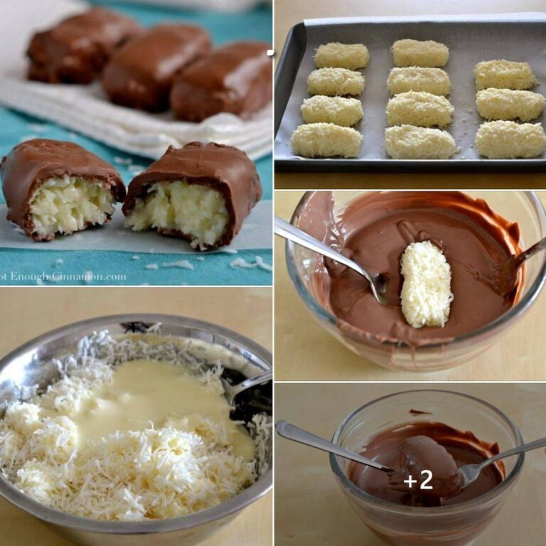 Barrette di cioccolato al cocco fatte in casa