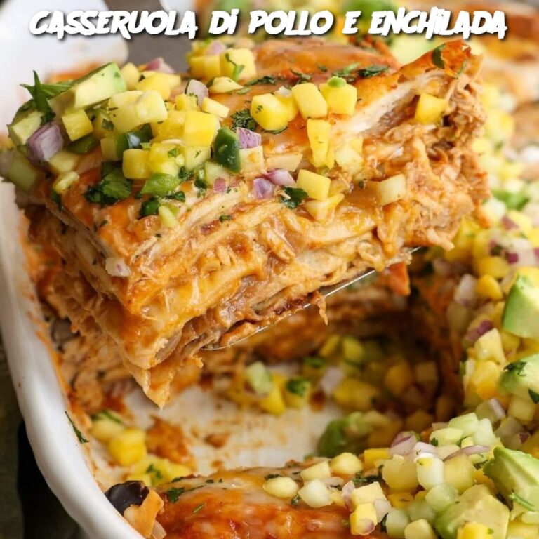 Casseruola di pollo e enchilada