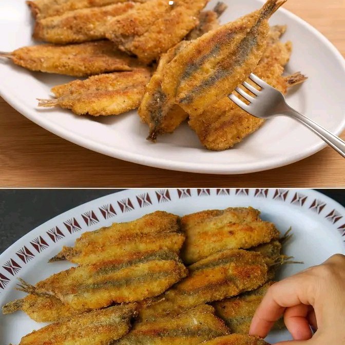 Alici dorate che sembrano fritte ma le cuocio al forno