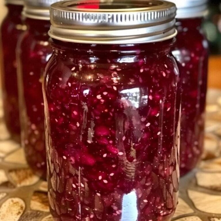 Marmellata di mirtilli rossi con peperoncino