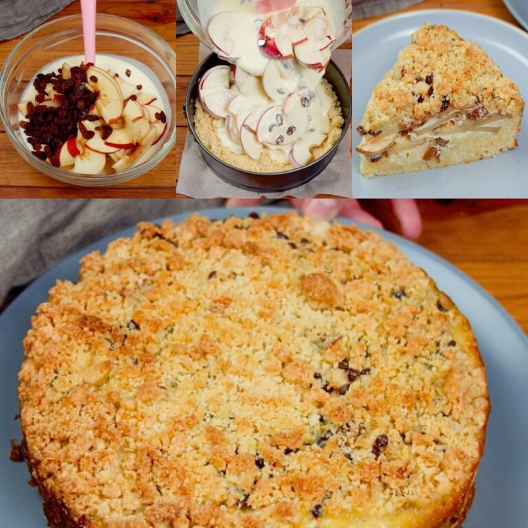 Torta con briciole di mele: super profumata e veloce da preparare