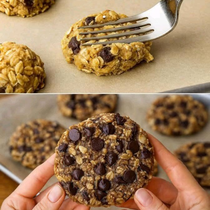 Avevo solo una banana matura e un po di fiocchi davena