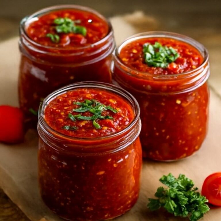 Salsa di pomodoro fatta in casa per pizza e altro ancora