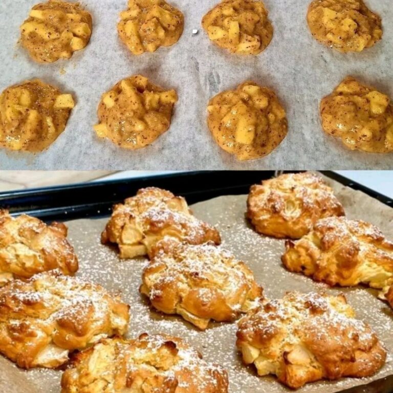 Biscotti che mangerete senza sensi di colpa! Deliziosi biscotti alle mele pronti in soli 5 minuti