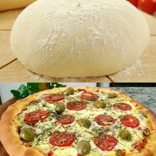 Pizza fatta in casa con impasto tradizionale