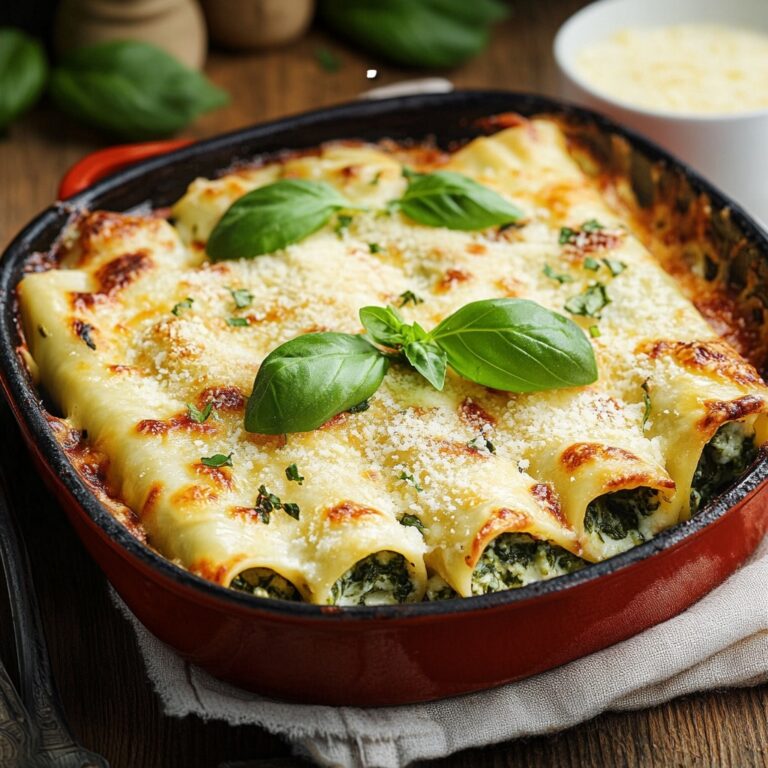 Cannelloni di ricotta e spinaci – Una delizia vegetariana!