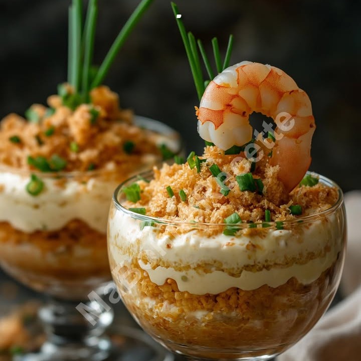 Tiramisù ai gamberi rosa da morire