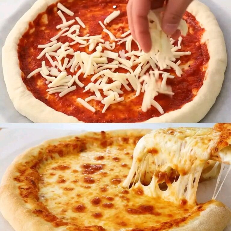Pizza con crosta ripiena di mozzarella