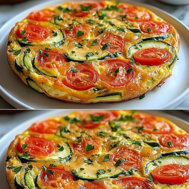 Gustatevi una deliziosa e sana frittata di zucchine e pomodori, perfetta per ogni pasto