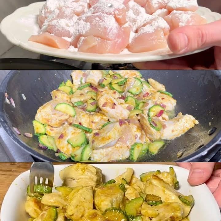 Pollo e zucchine: la ricetta per un secondo piatto veloce e sfizioso