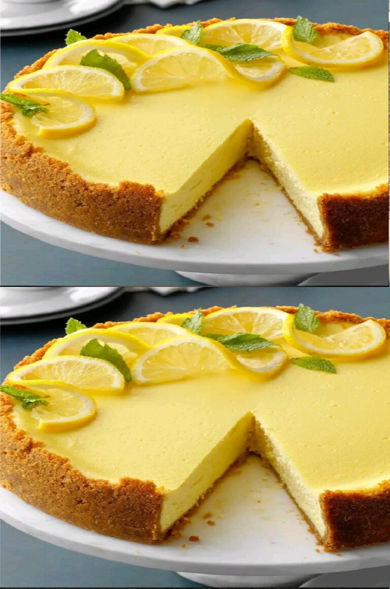 Cheesecake al limone fatta in casa al forno