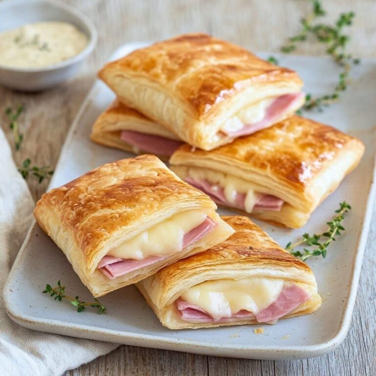 Sfogliatine al prosciutto e formaggio