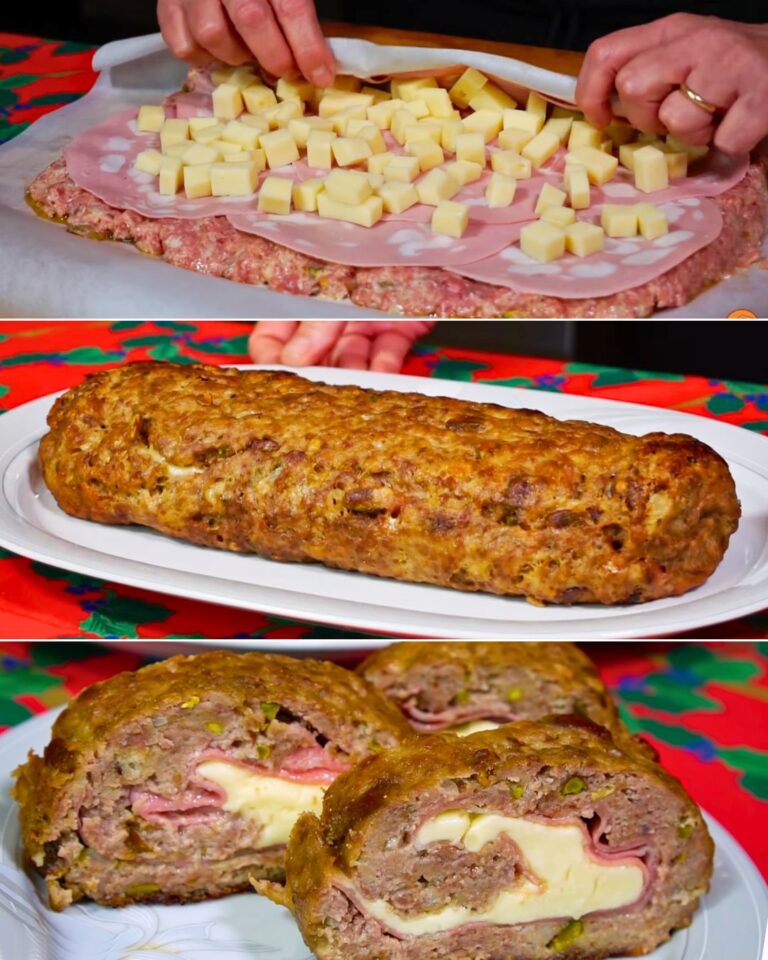 Polpettone con mortadella e pistacchi: la ricetta saporita da provare