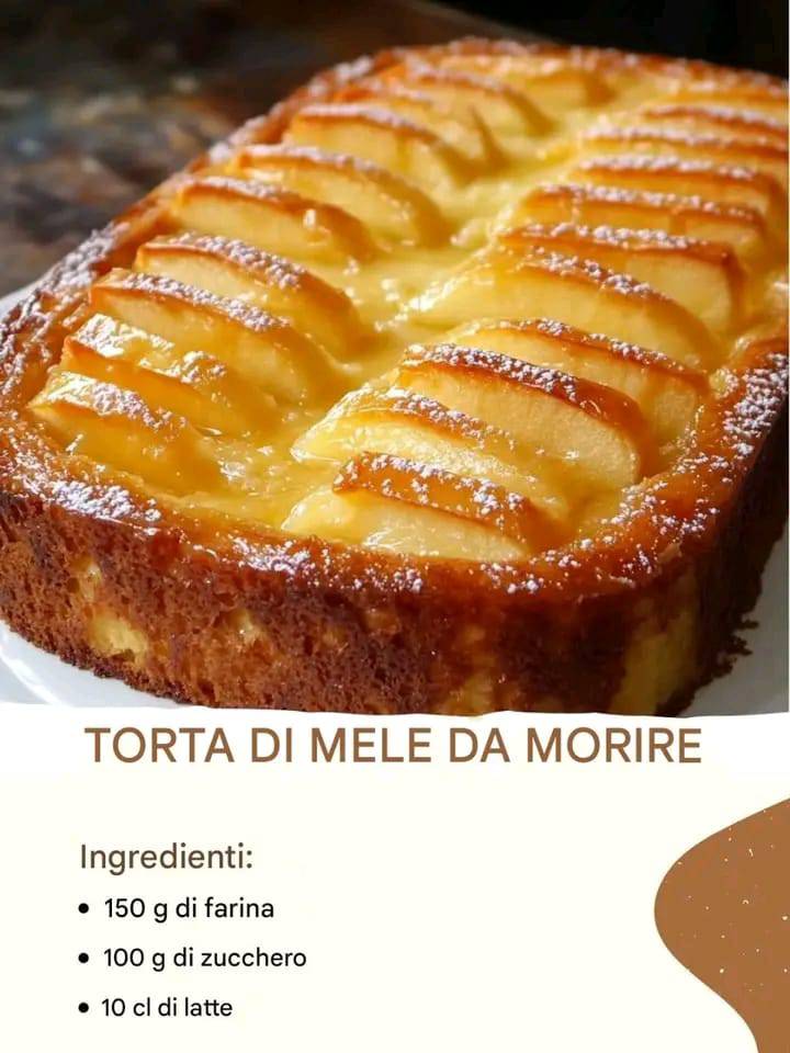 TORTA DI MELE DA MORIRE