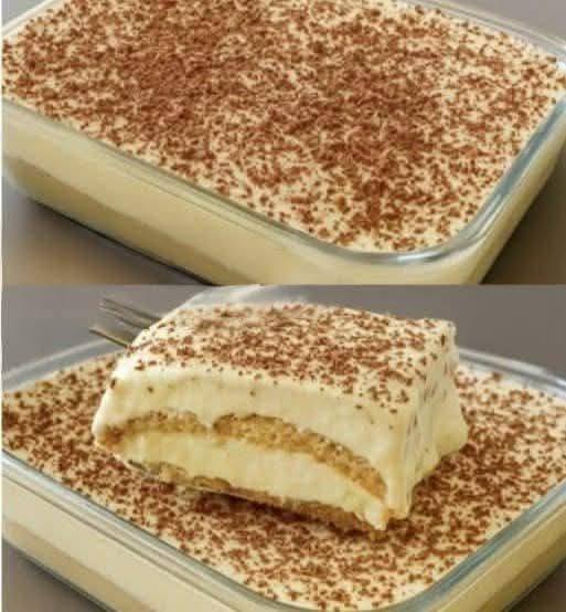Dessert cremoso e dolce, facile da preparare e molto gustoso, piacerà a tutti. L’ho inviato a chi me l’ha lasciato. Ciao