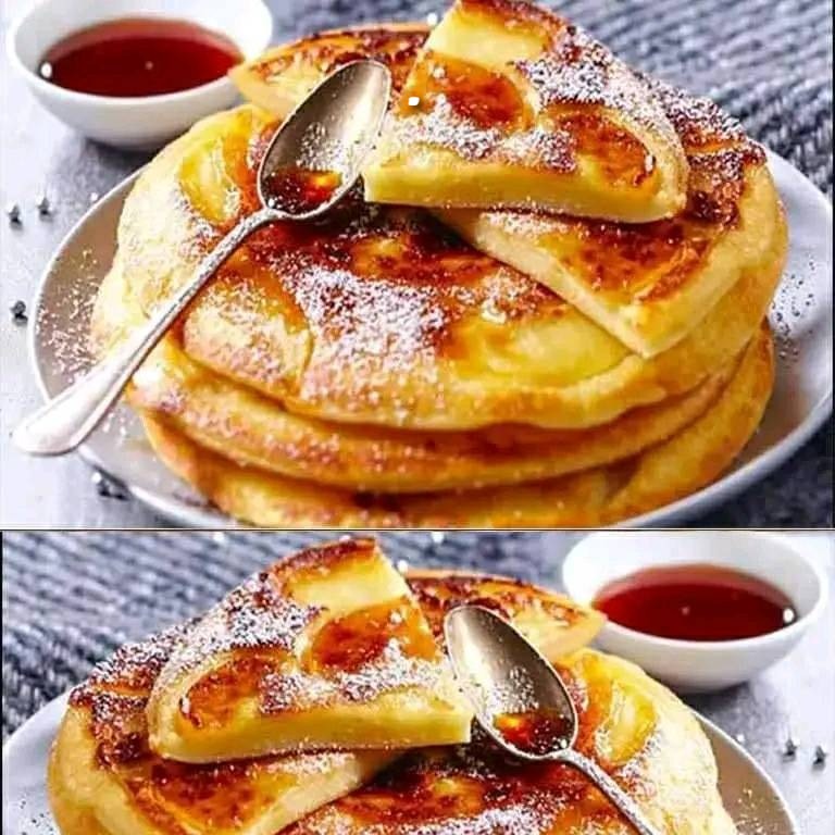 Deliziose crêpes alla mela e caramello